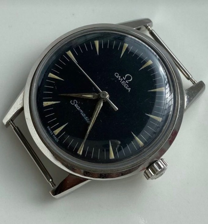 Omega Seamaster 30 with a black dial